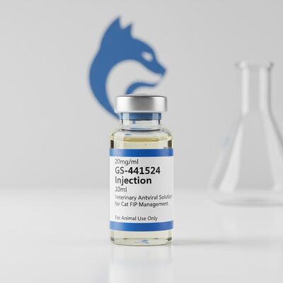 Roztwór do wstrzykiwań GS-441524 20mg/ml 10ml dla kotów, lek przeciwwirusowy do leczenia FIP podskórnie