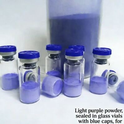 Premiumliofilizowane fiolki z peptydem miedzi GHK-Cu 100mg do badań kosmetycznych przeciwstarzeniowych