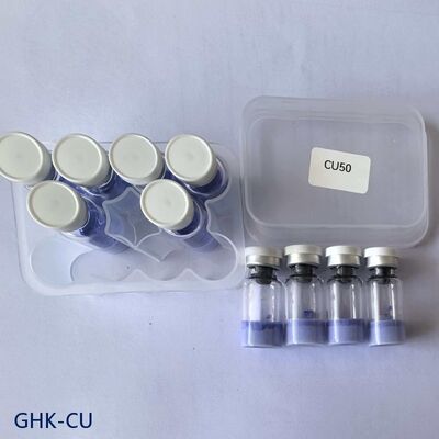 Wysokiej czystości GHK-Cu Peptide Powder for Skincare Research.