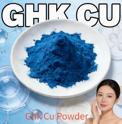GHK-Cu Peptid Miedzian Proszek masowo 99% czystość CAS 89030-95-5 Stanowisko kosmetyczne